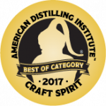 American Distilling Institute - Craft Spirit - 2017 Gold Medal badge