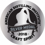 American Distilling Institute - Craft Spirit - 2018 Silver Medal badge