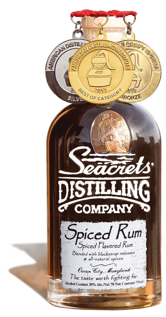 Spiced Rum 750ml Medals Shadow